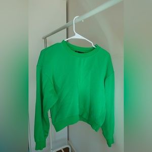 Zara Sweater Color Green Size Small